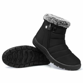 SHIBEVER Women Winter Snow Boots